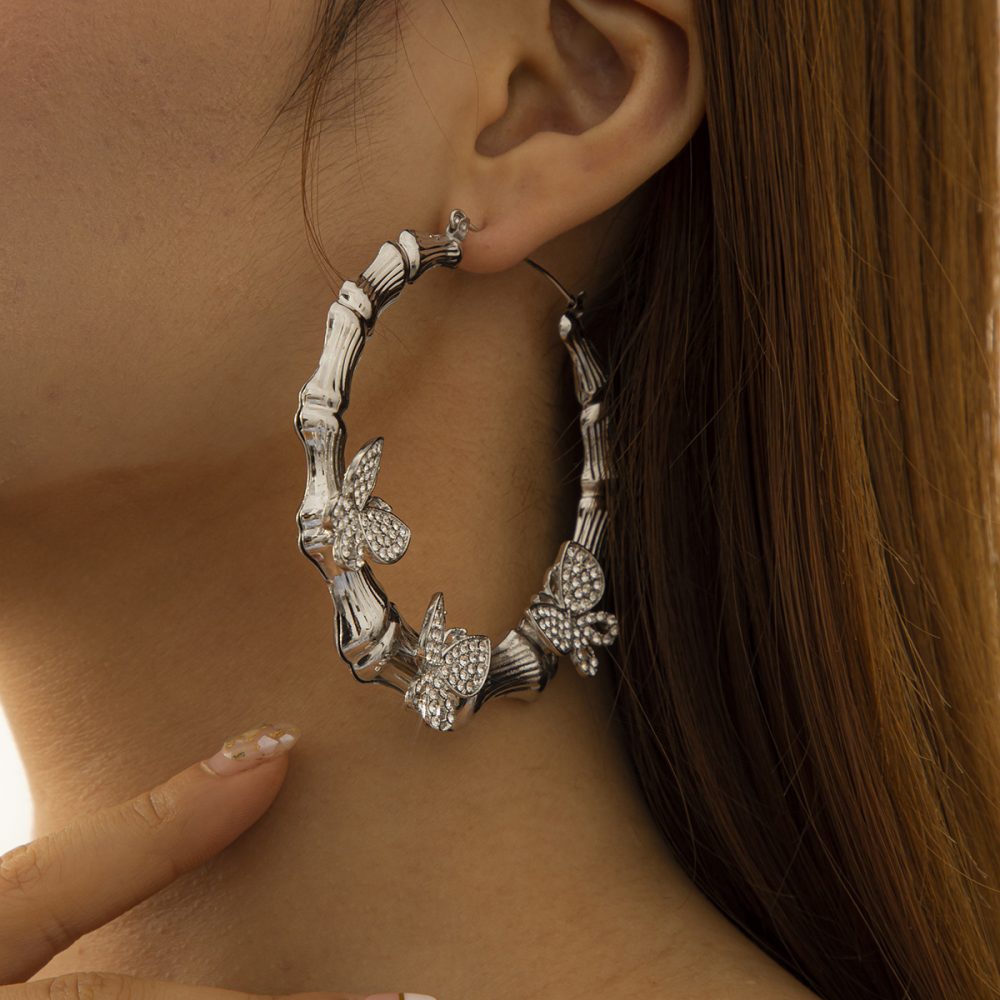 Butterfly Skull Earrings