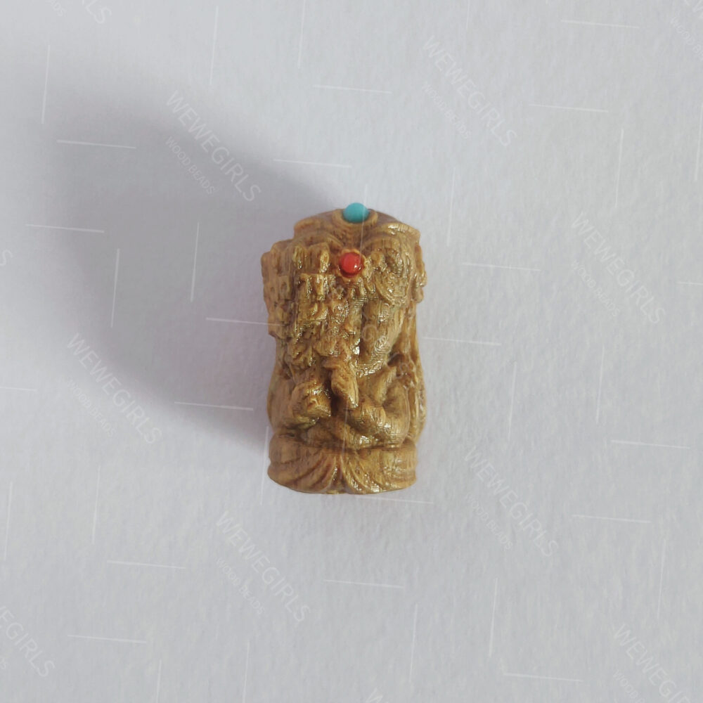 Mini Zashi Lhamo Wood Beads